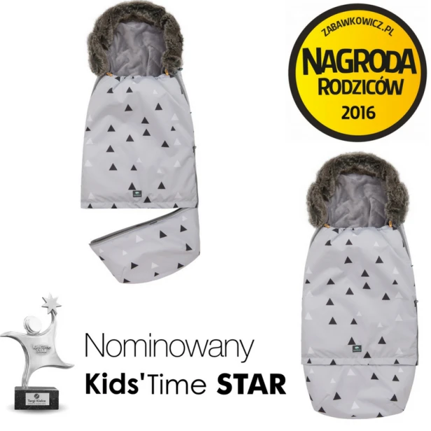Śpiworek SUPERB Eskimo trójkąty srebrny nagroda