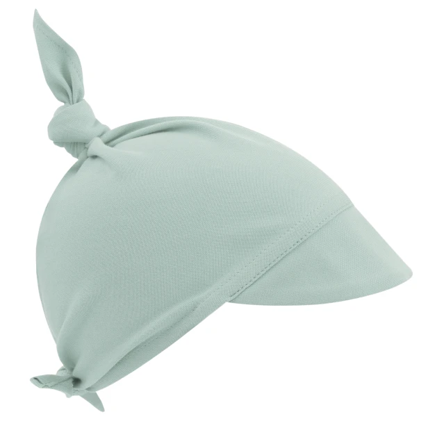 bamboo scarf/hat with a visor mint samiboo