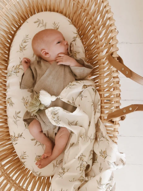 bamboo sheet for moses basket olives samiboo