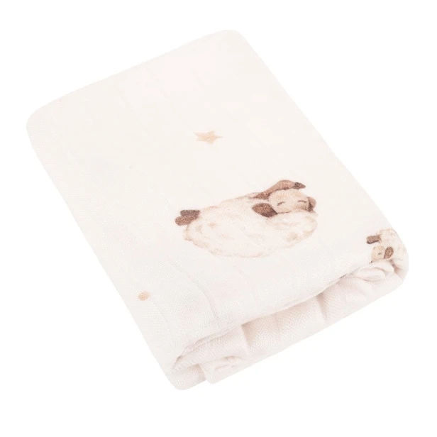 bamboo diaper with a muslin weave sheep.jpg