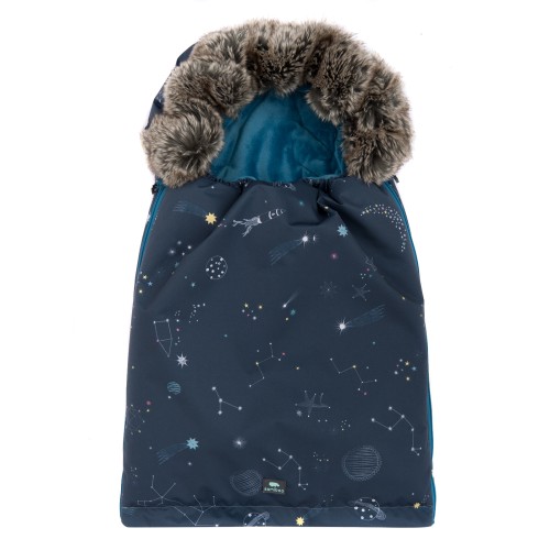SUPERB Eskimo Śpiworek galaktyka petrol Samiboo mini