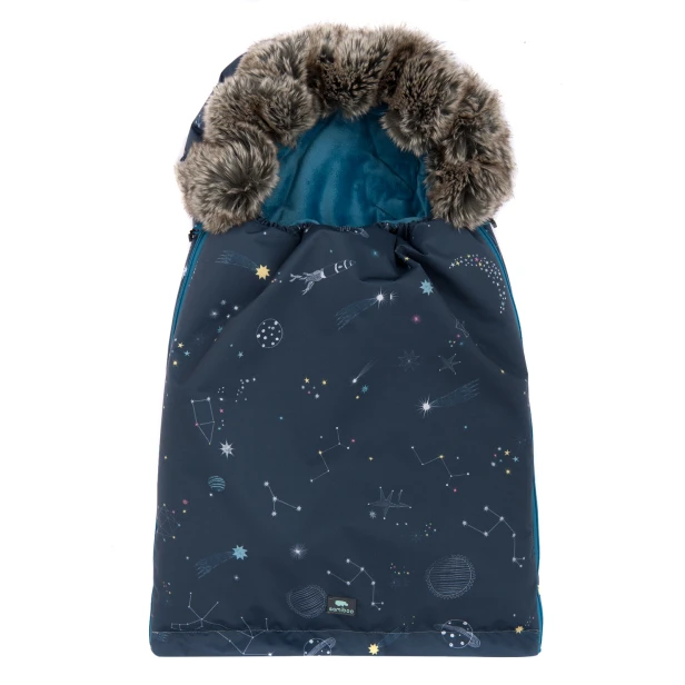 SUPERB Eskimo Śpiworek galaktyka petrol Samiboo mini