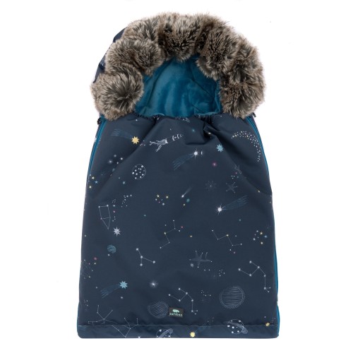 SUPERB Eskimo Śpiworek galaktyka petrol Samiboo mini