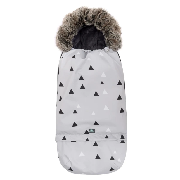 SUPERB Eskimo Śpiworek trójkaty grafit Samiboo